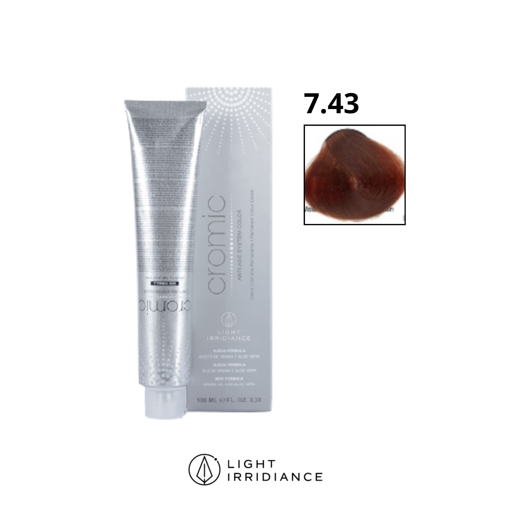 3.0 (54) Tinta para Cabelo CROMIC 7.43